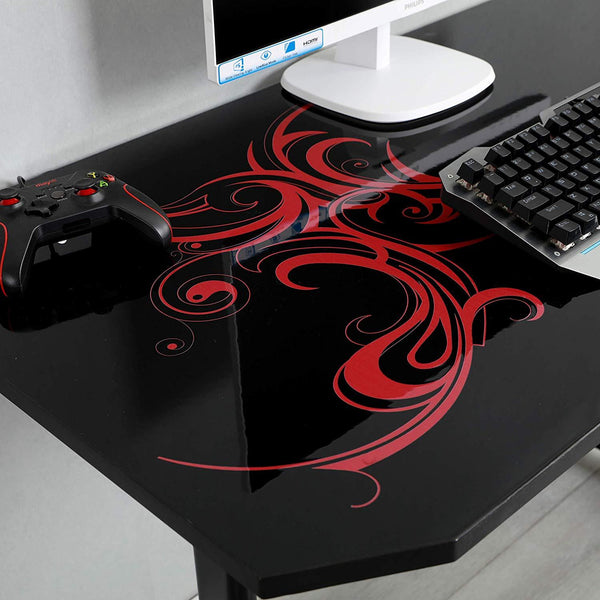 Black and deals red gaming table