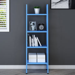 HUBA 4-Tier Shelving Unit Display Stand, Blue