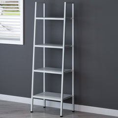 HUBA 4-Tier Shelving Unit Display Stand, Duck Egg