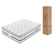 TRANQUIL Mattress TRA-03, Memory Foam, 7- Zone Pocket Springs with Euro Top